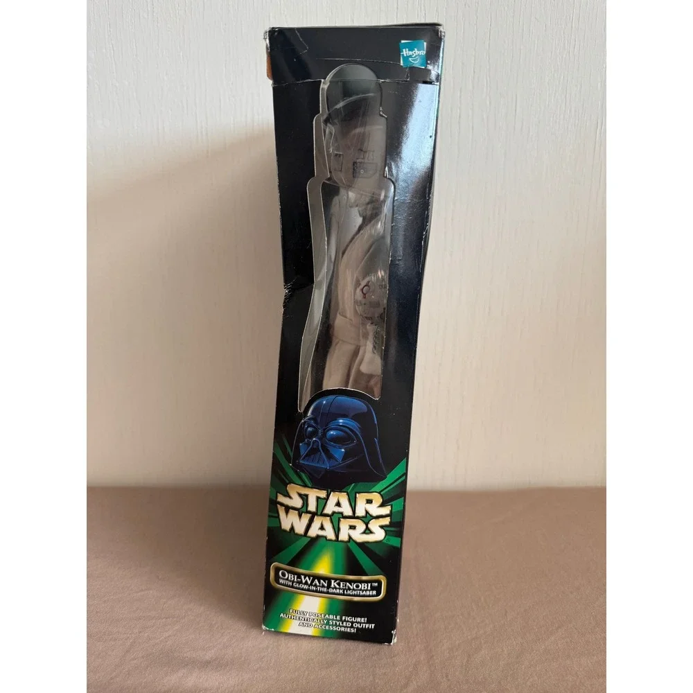 Star Wars Obi Wan Kenobi Vintage Glow in the Dark Lightsaber Action Figure Comic